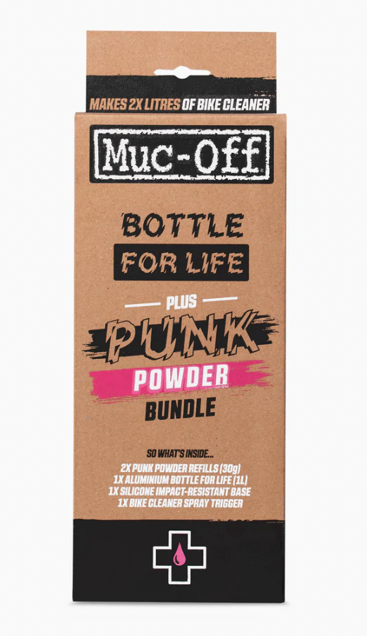 Paquete de botella de polvo Muc-Off Punk de por vida 