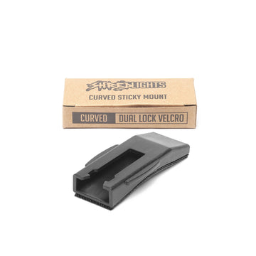 Soporte adhesivo curvo ShredLights - Velcro de doble bloqueo